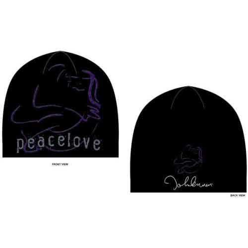 John Lennon Peace & Love [Hat] - Rock Band Apparel