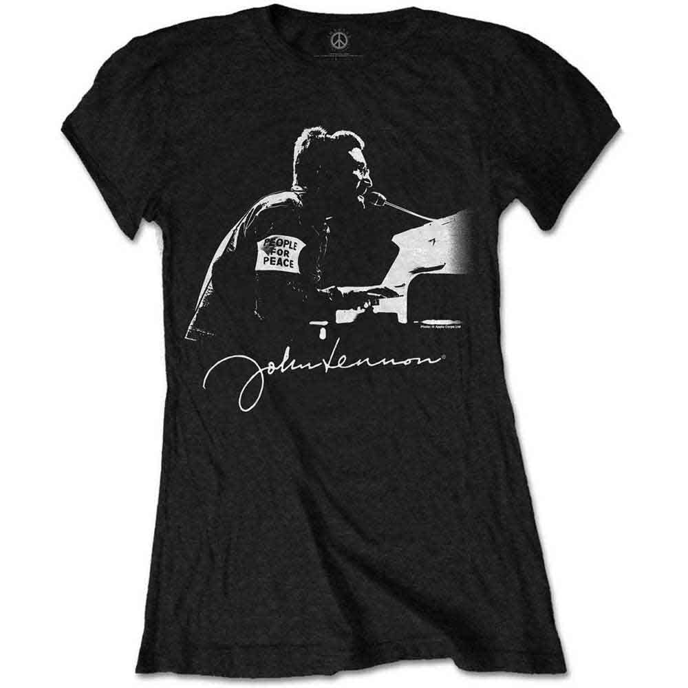 John Lennon People for Peace [T-Shirt] Black