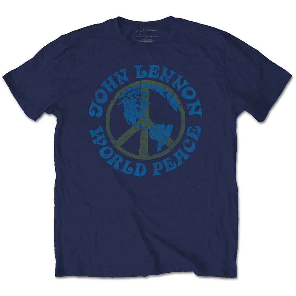 John Lennon World Peace [T-Shirt] - Rock Band Apparel