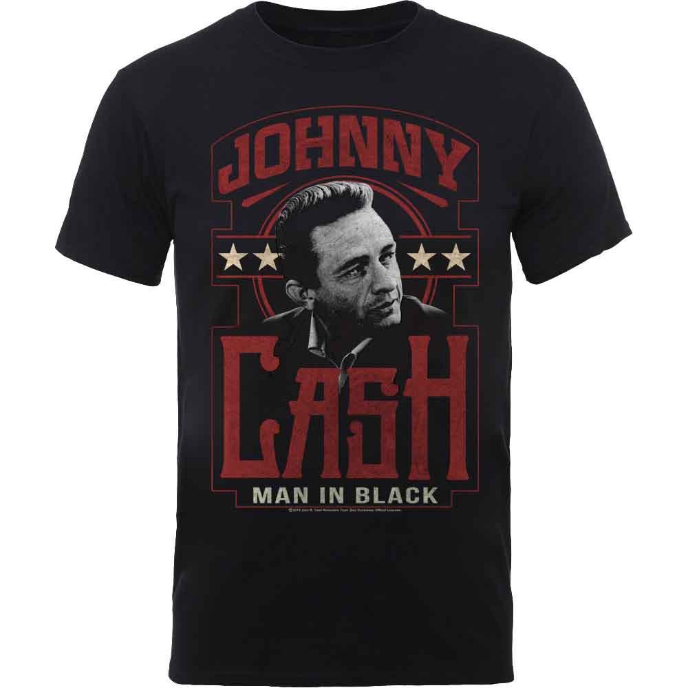 Johnny Cash Man In Black [T-Shirt] - Rock Band Apparel