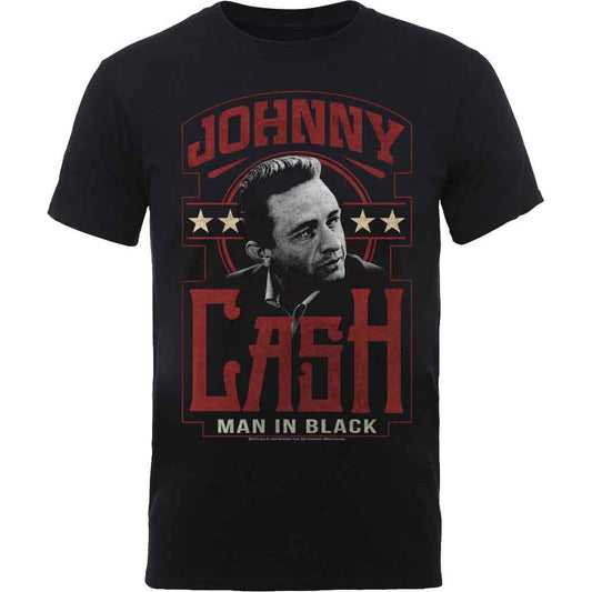 Johnny Cash Man In Black [T-Shirt] - Rock Band Apparel