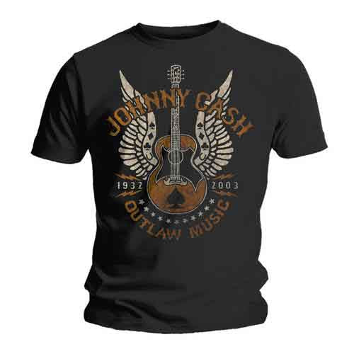 Johnny Cash Outlaw [T-Shirt] - Rock Band Apparel