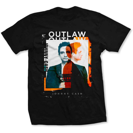 Johnny Cash Outlaw Photo [T-Shirt] - Rock Band Apparel
