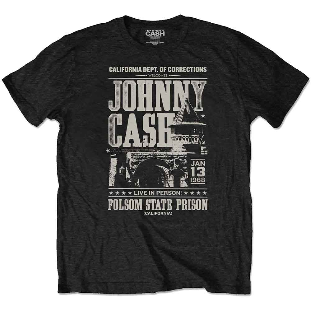 Johnny Cash Prison Poster [T-Shirt] - Rock Band Apparel