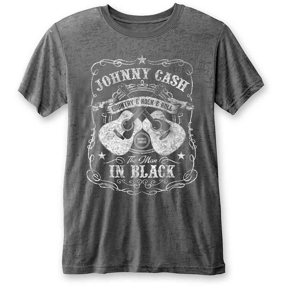 Johnny Cash The Man in Black [T-Shirt] - Rock Band Apparel