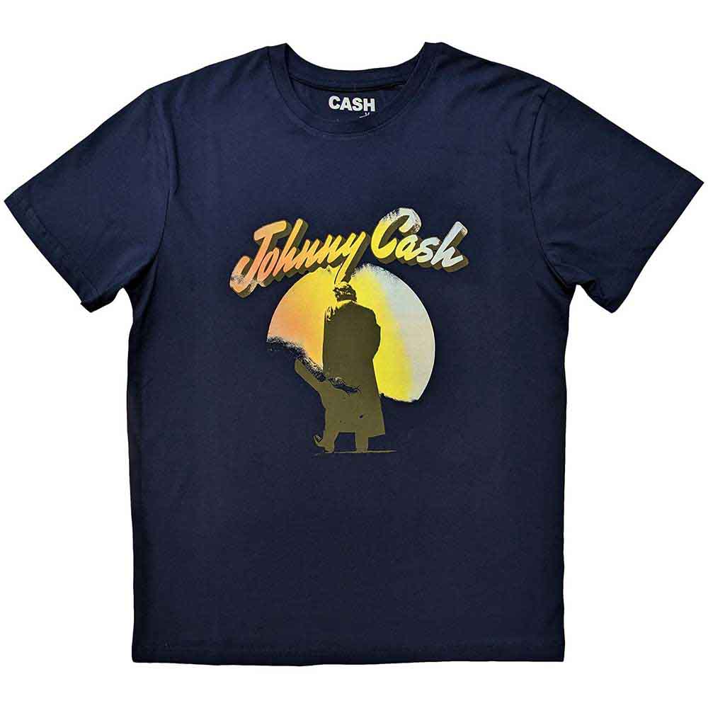 Johnny Cash Walking Guitar [T-Shirt] - Rock Band Apparel