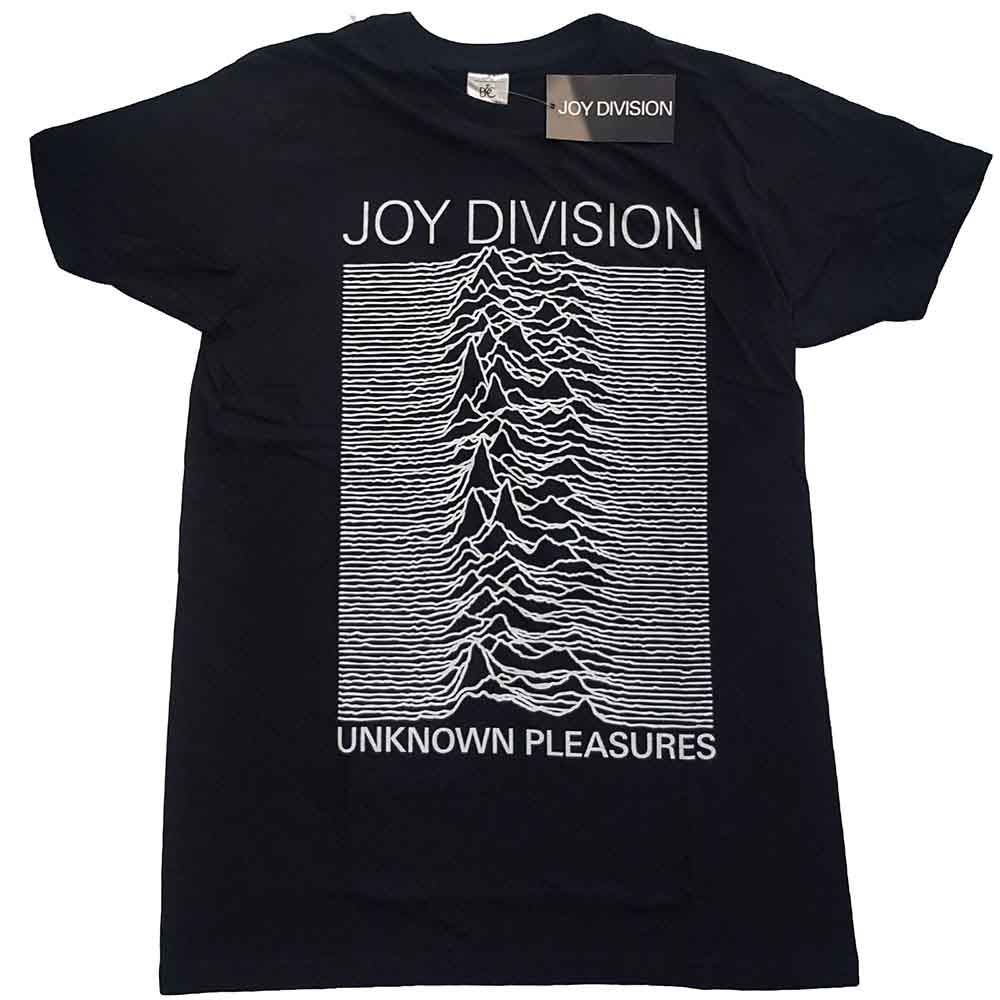 Joy Division Unknown Pleasures White On Black [] Black