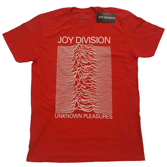 Joy Division Unknown Pleasures White On Red [] Red