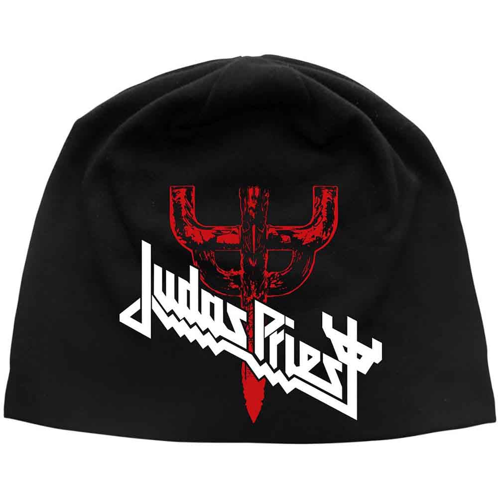 Judas Priest Logo & Fork [Hat] - Rock Band Apparel