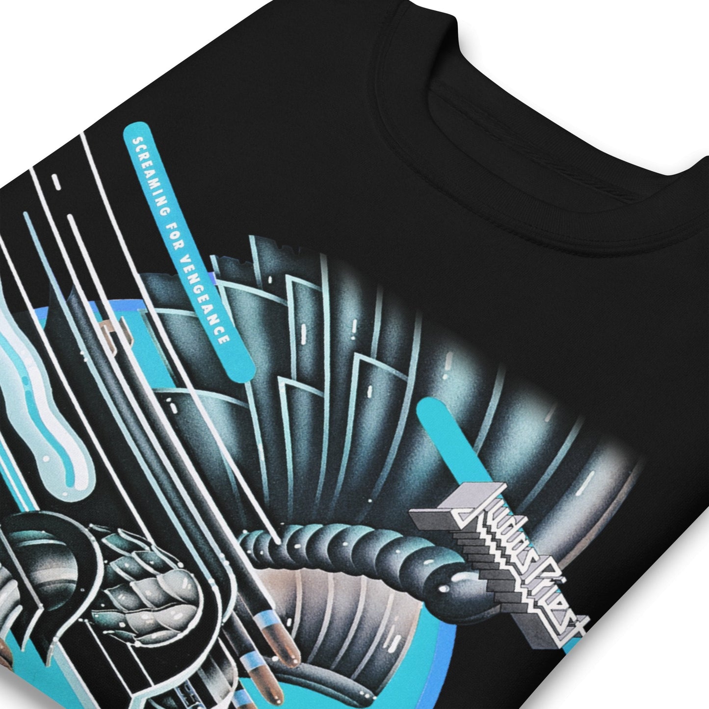 Judas Priest - Neon Screaming Jumbo Print Sweatshirt