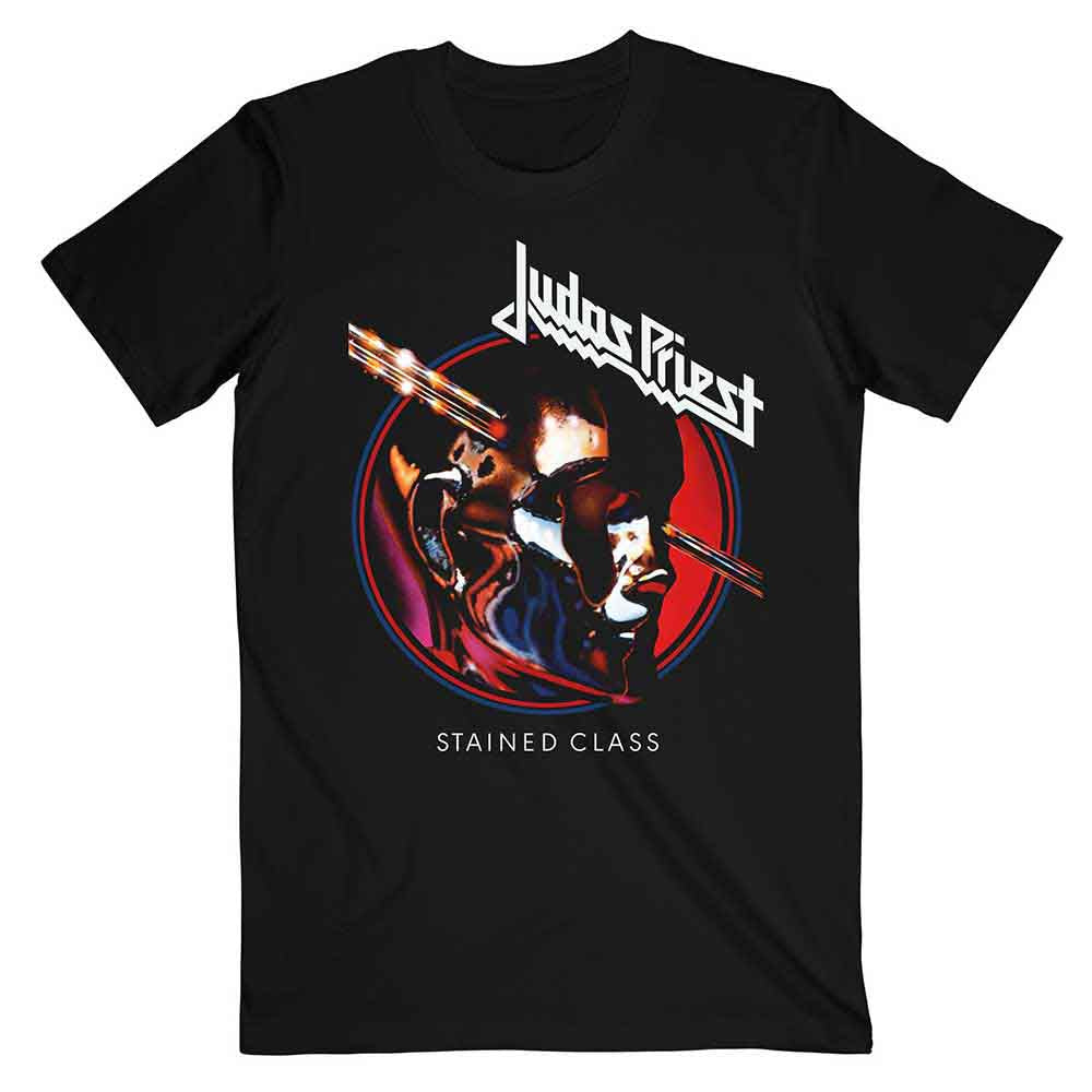 Judas Priest Stained Class Album Circle [T-Shirt] - Rock Band Apparel