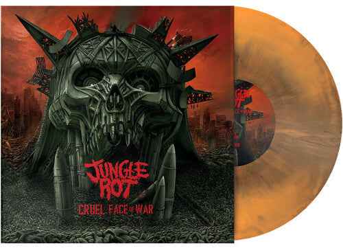 Jungle Rot - Cruel Face Of War [Black, Orange] [Vinyl]