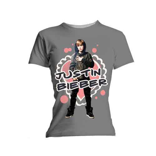 Justin Bieber Cut Out Hearts [T-Shirt] - Rock Band Apparel