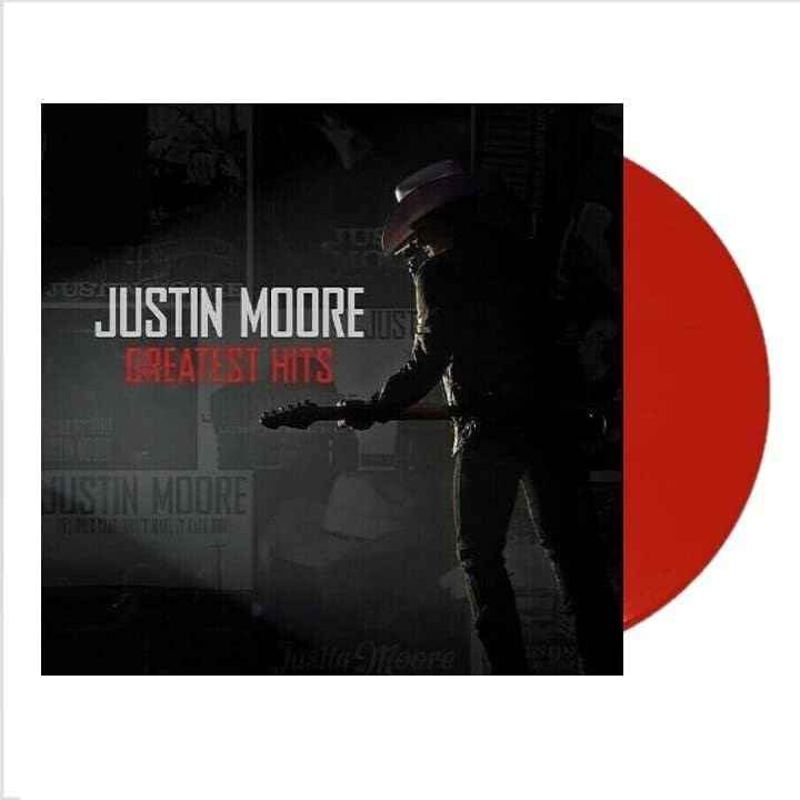 Justin Moore - Greatest Hits (Colored Vinyl, Translucent Red, Gatefold LP Jacket) [Vinyl]