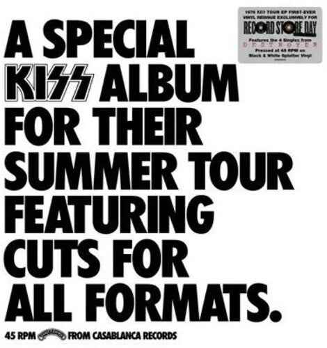 Kiss - A Special KISS Tour Album (RSD Exclusive, Extended Play, 45 RPM, Black & White Splatter Colored Vinyl) [Vinyl]
