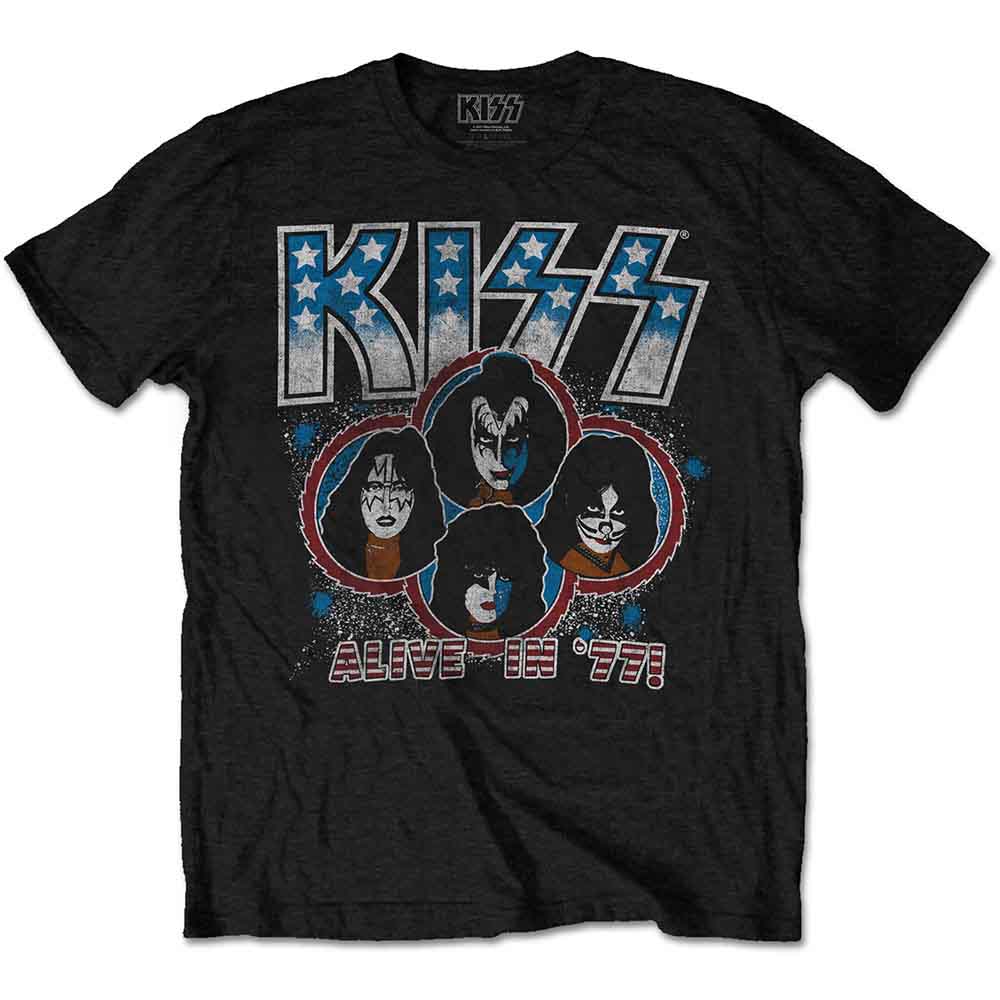 Kiss Alive In '77 [T-Shirt] - Rock Band Apparel