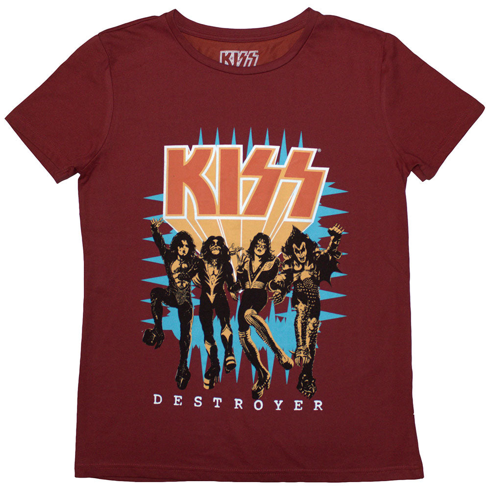 Kiss Destroyer 3D Logo [T-Shirt] Red