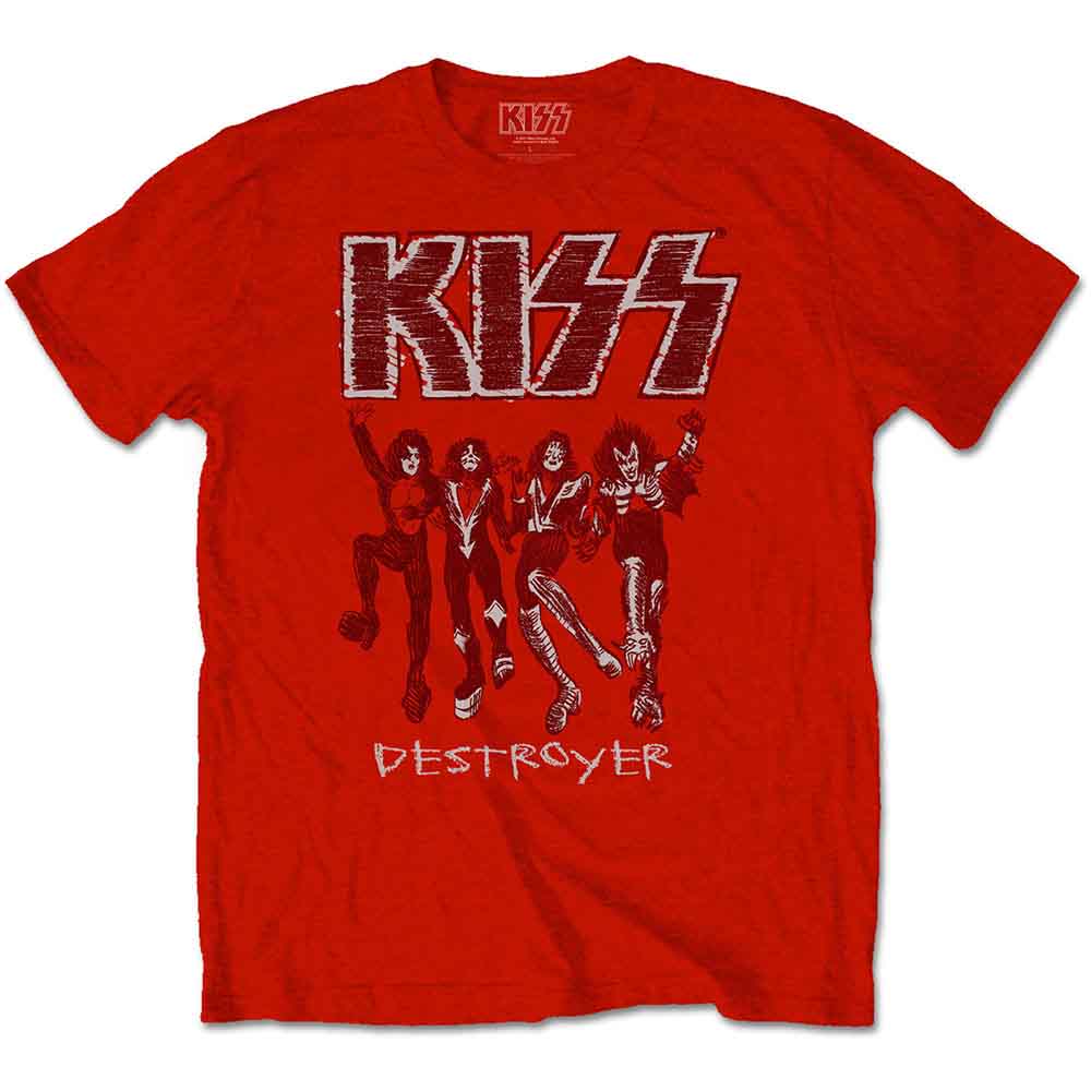 Kiss Destroyer Sketch [T-Shirt] - Rock Band Apparel