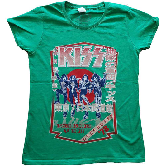Kiss Destroyer Tour '78 [T-Shirt] Green