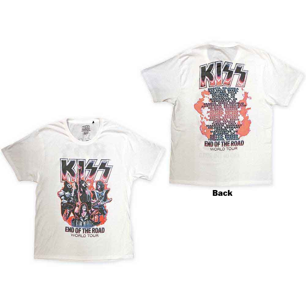 Kiss End Of The Road Band Playing [T-Shirt] - Rock Band Apparel