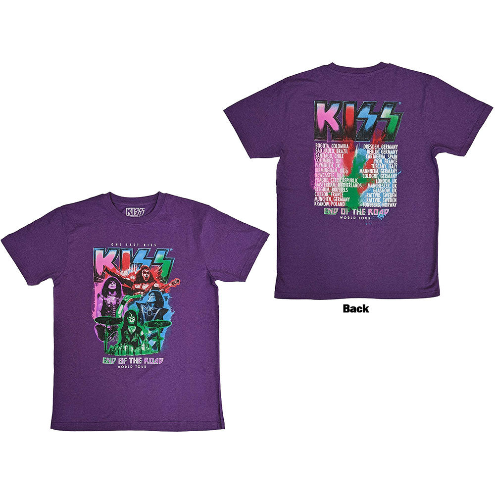 Kiss End Of The Road Colour Pop [T-Shirt] Purple
