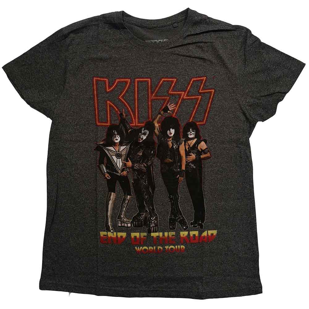 Kiss End of the Road Tour [T-Shirt] Black, Grey