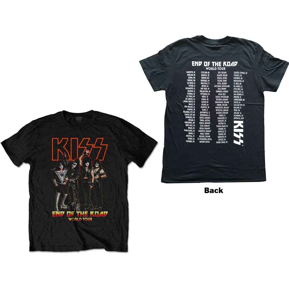Kiss End Of The Road Tour [T-Shirt] - Rock Band Apparel