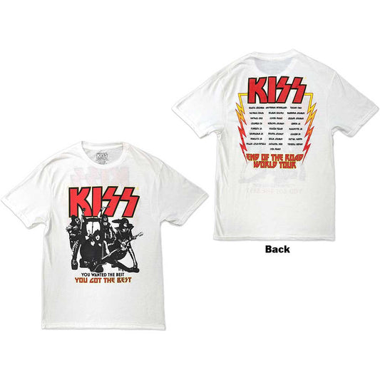 Kiss End Of The Road You Got The Best [T-Shirt] White