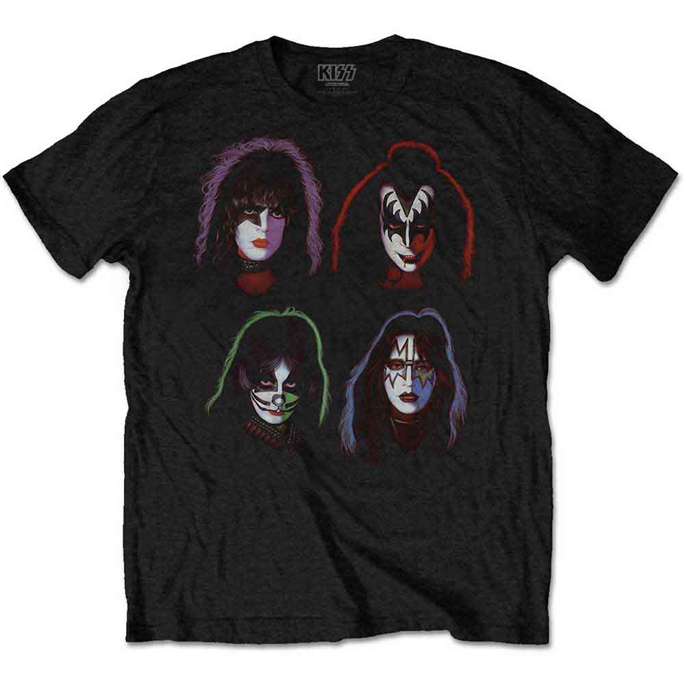 Kiss Faces [T-Shirt] Black