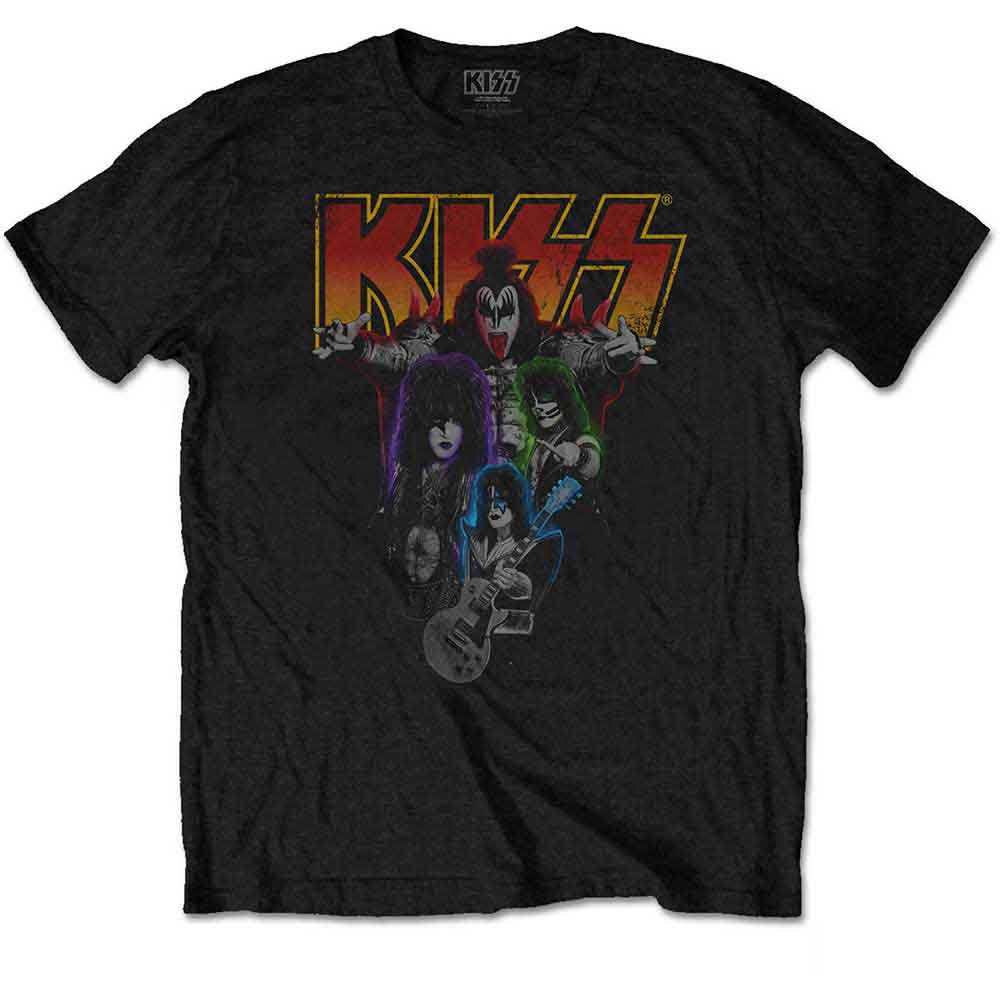 Kiss Neon Band [T-Shirt] - Rock Band Apparel