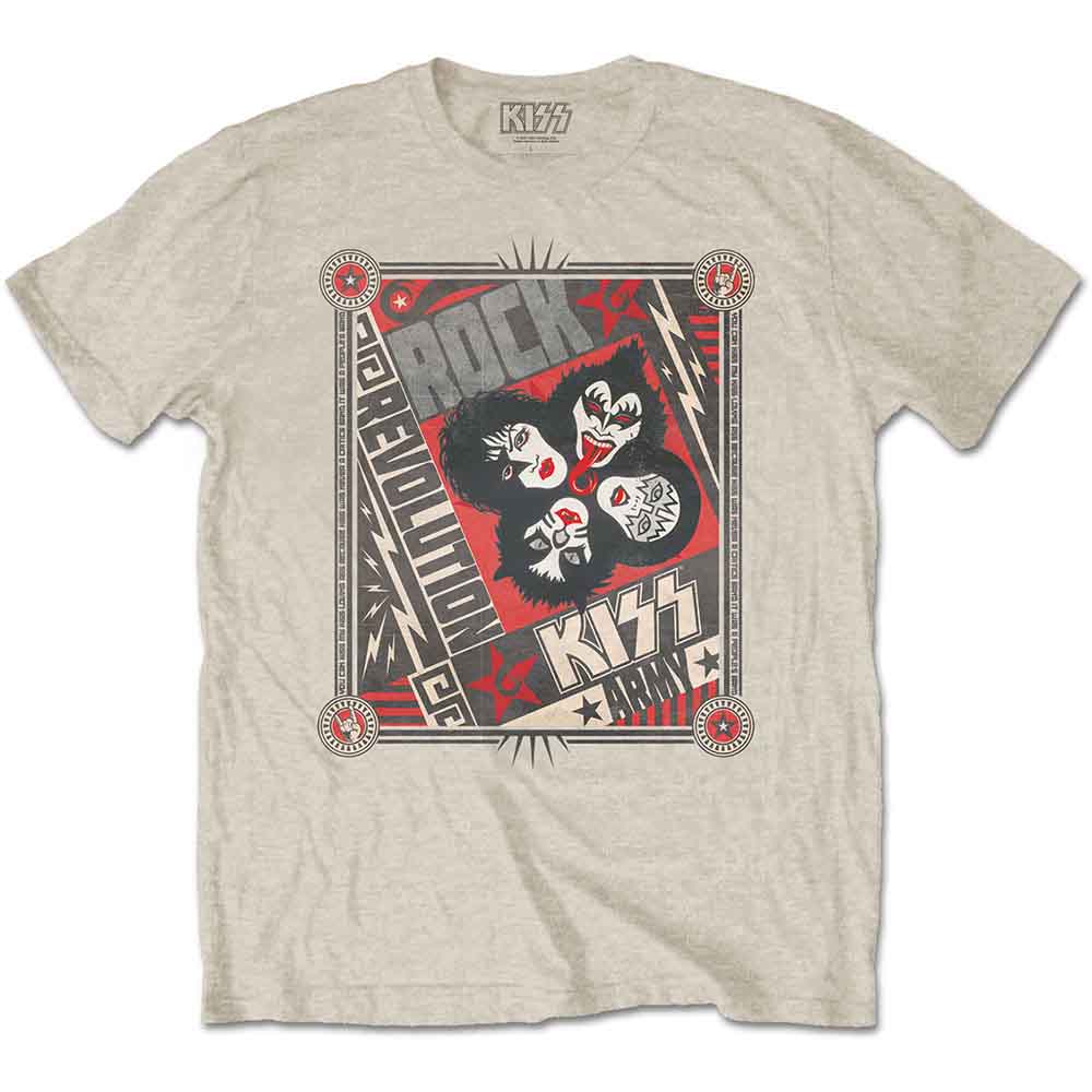 Kiss Rock Revolution [T-Shirt] - Rock Band Apparel
