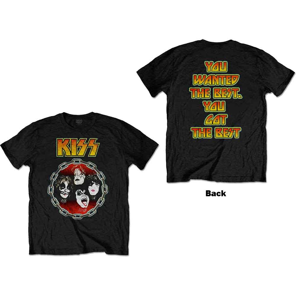 Kiss You Wanted The Best [T-Shirt] - Rock Band Apparel