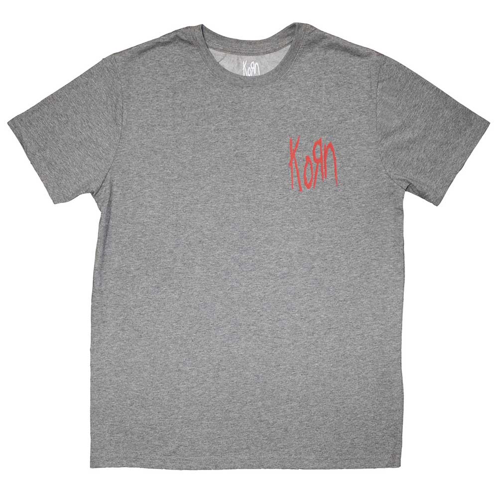 Korn Mini Red Logo [T-Shirt] Grey