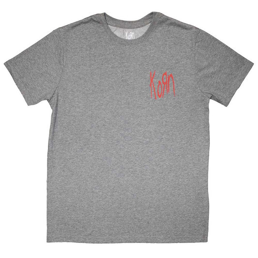 Korn Mini Red Logo [T-Shirt] Grey