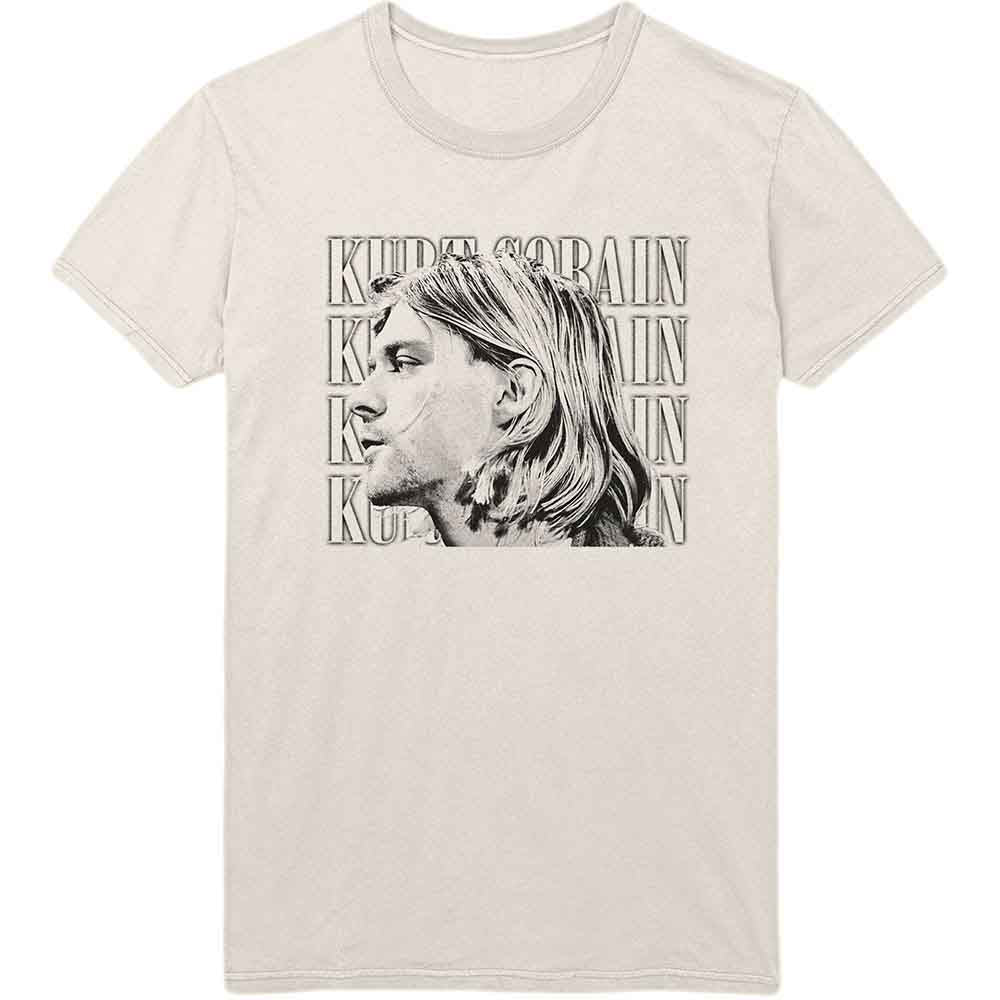 Kurt Cobain Contrast Profile [T-Shirt] - Rock Band Apparel
