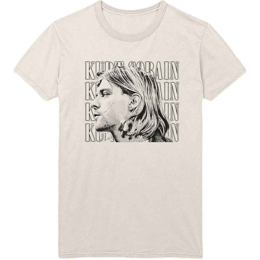 Kurt Cobain Contrast Profile [T-Shirt] - Rock Band Apparel
