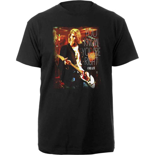 Kurt Cobain You Know You're Right [T-Shirt] - Rock Band Apparel