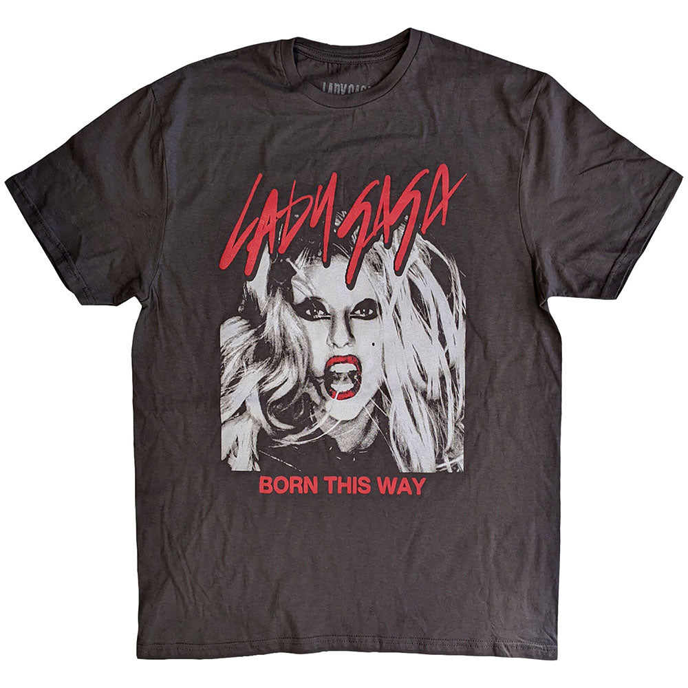 Lady Gaga Born This Way Photo [T-Shirt] Grey