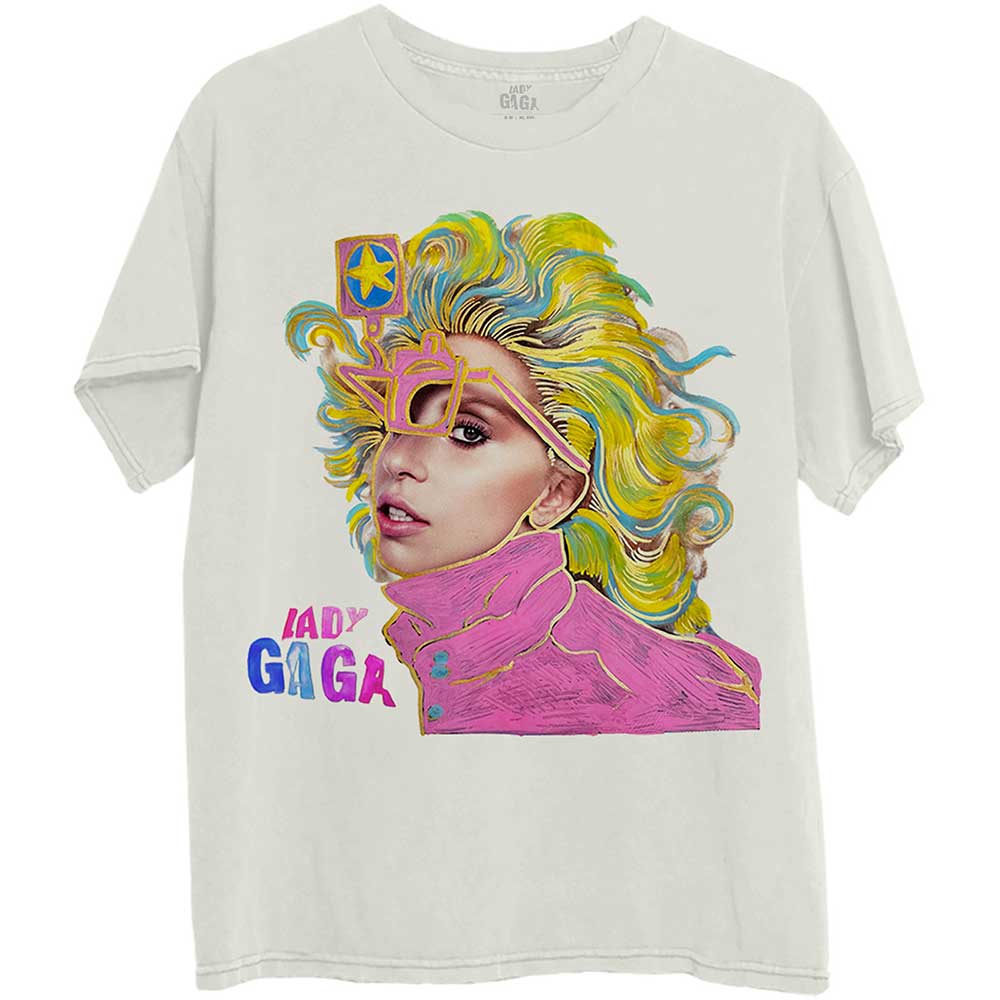Lady Gaga Colour Sketch [T-Shirt] - Rock Band Apparel