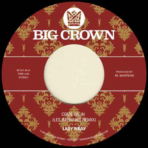 Lady Wray - Come On In (Les Imprimes Remix) / Under The Sun (Surprise Chef Remix) (7" Vinyl) [Vinyl]