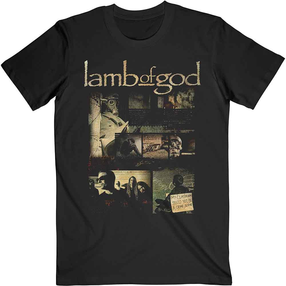 Lamb Of God Album Collage [T-Shirt] - Rock Band Apparel