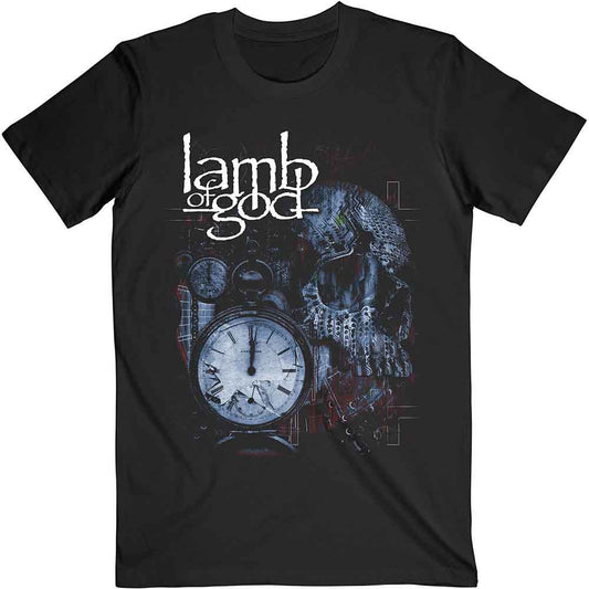 Lamb Of God Circuitry Skull Recolour [T-Shirt] - Rock Band Apparel
