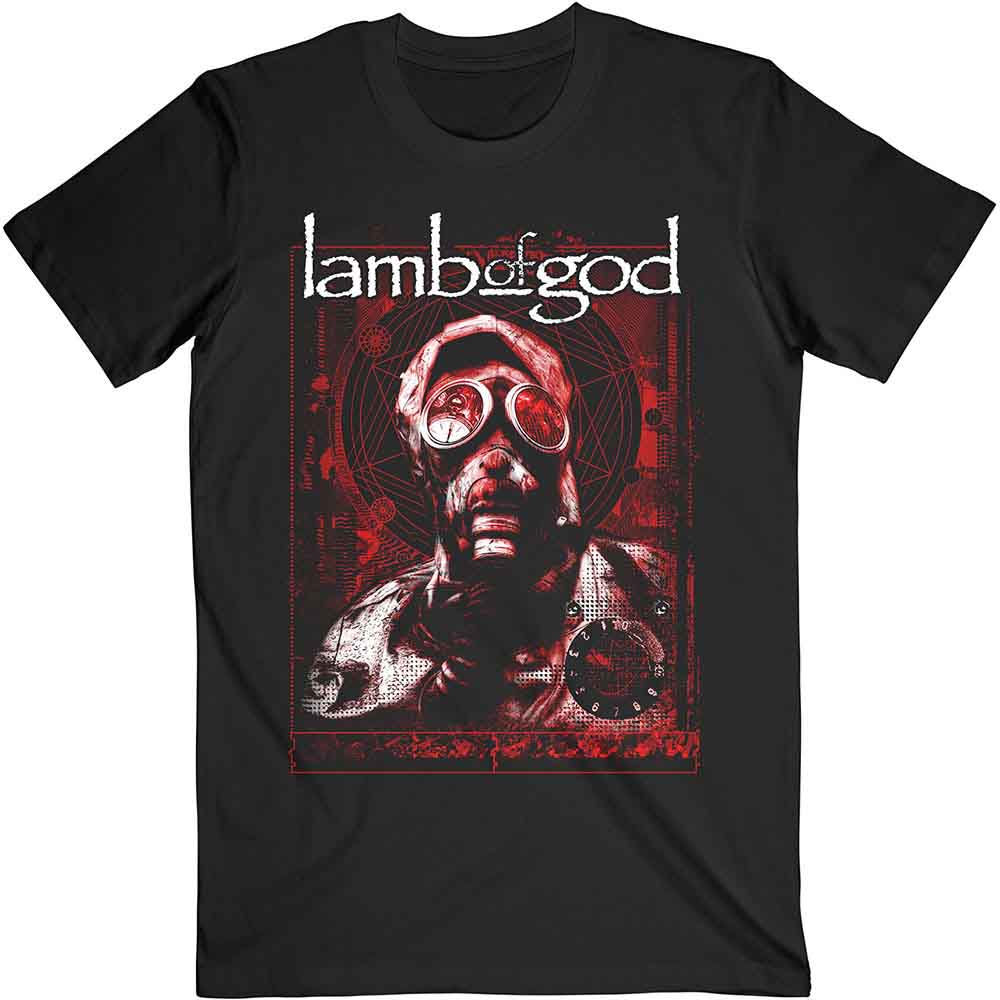 Lamb Of God Gas Masks Waves [T-Shirt] - Rock Band Apparel