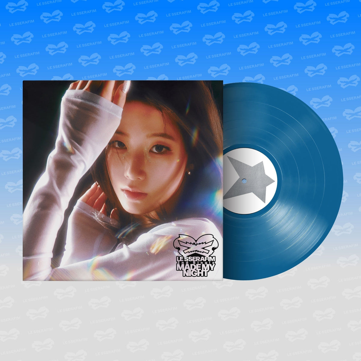 PRE-ORDER: LE SSERAFIM - 2ND Single Album 'Made My Night' Vinyl [Sky Blue Ver.] [Vinyl]