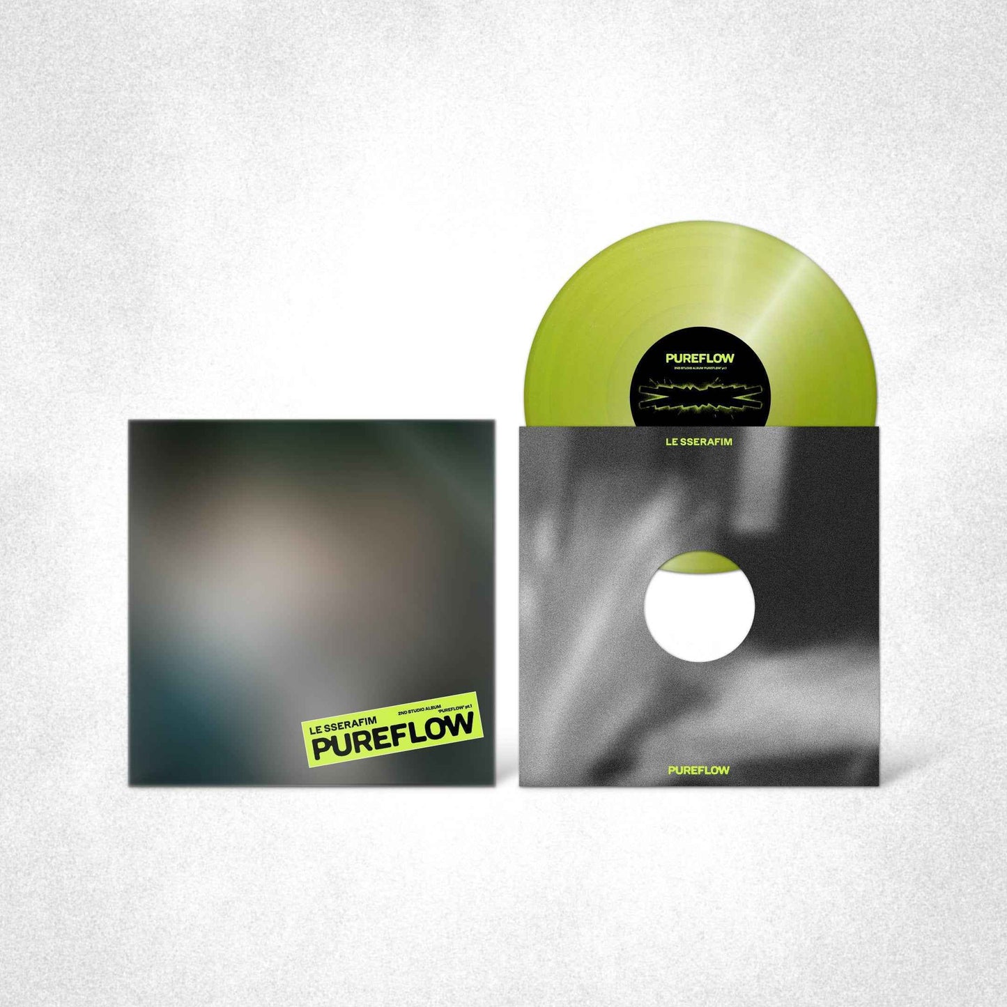 LE SSERAFIM - 2Nd Studio Album ‘Pureflow’ Pt.1 Vinyl [Electric Yellow Glitter Ver.] [Vinyl]