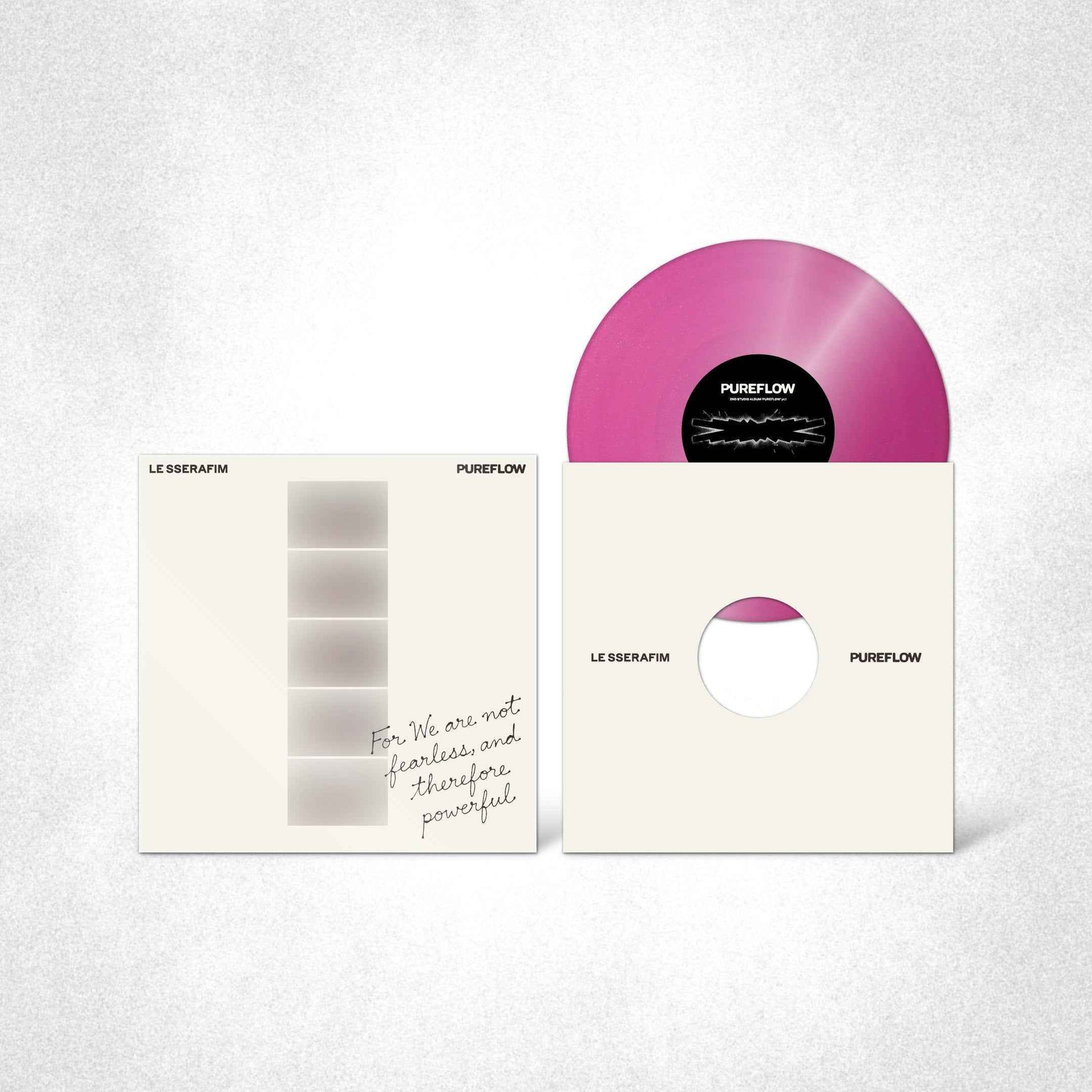 LE SSERAFIM - 2Nd Studio Album ‘Pureflow’ Pt.1 Vinyl [Hot Pink Glitter Ver.] [Vinyl]