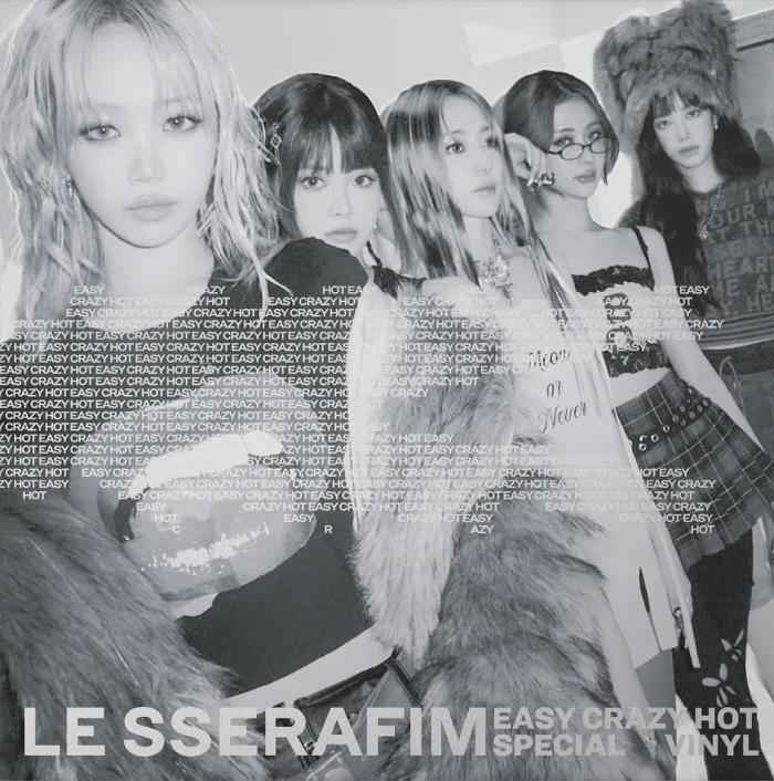 LE SSERAFIM - Easy-Crazy-Hot' Special Vinyl [Carbon Black] [Indie Exclusive] [Vinyl]