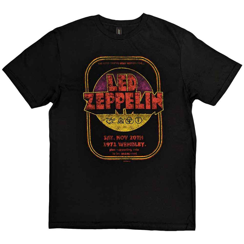 Led Zeppelin 1971 Wembley [T-Shirt] - Rock Band Apparel