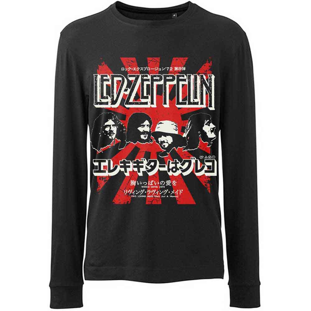 Led Zeppelin Japanese Burst [T-Shirt] Black