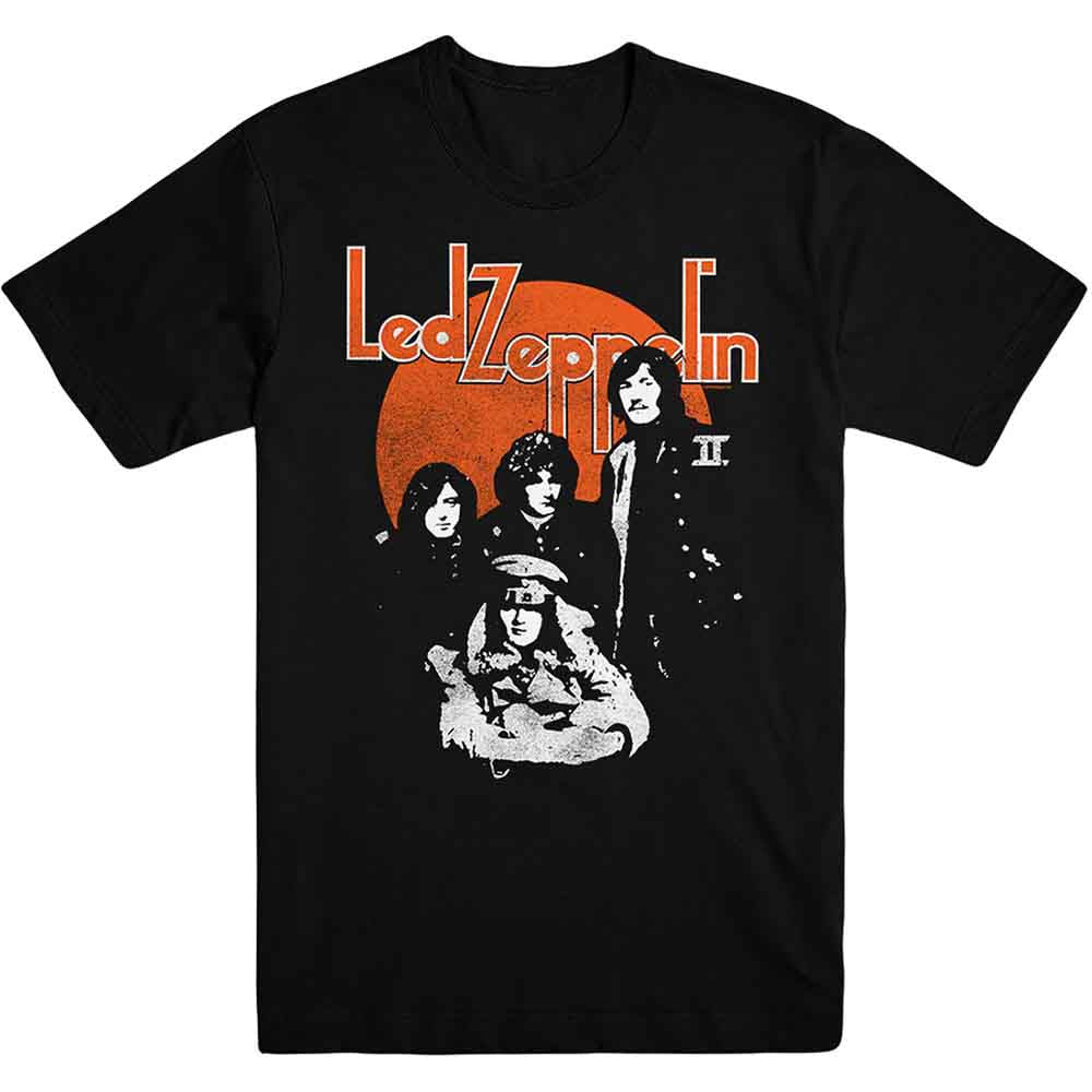 Led Zeppelin Orange Circle [T-Shirt] - Rock Band Apparel